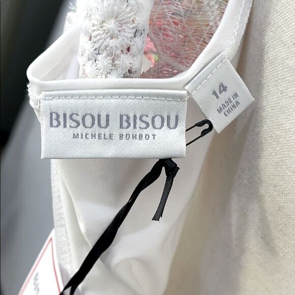 PLUS SIZE NWT Bisou Bisou floral lace sleeveless dress - Picture 6 of 7